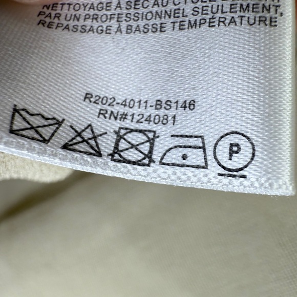 Proenza Schouler Shirt Size 6 Cream Sleeveless Asymmetrical Tunic Top - Picture 6 of 7